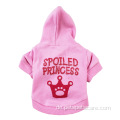 Prinzessin Style rosa Hoodies kleine Hundekleidung